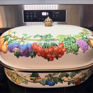 Vintage 1990s-2000s Tabletops Unlimited Kensington Garden 8 Qt Roaster